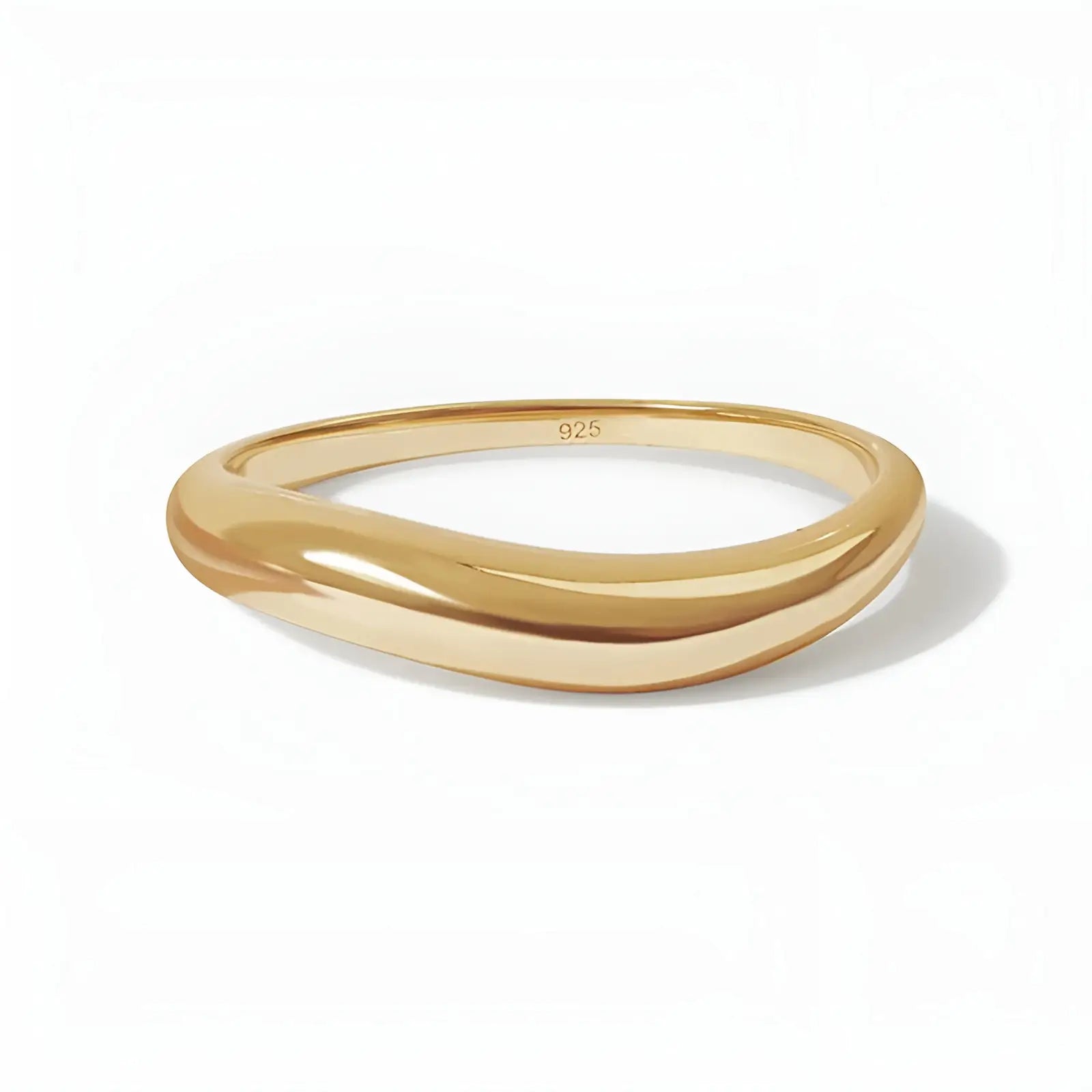 Wave dome ring