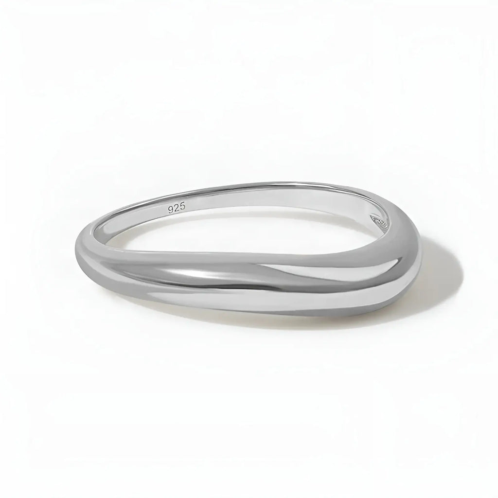Wave dome ring